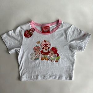 Strawberry Shortcake Cropped Graphic Tee